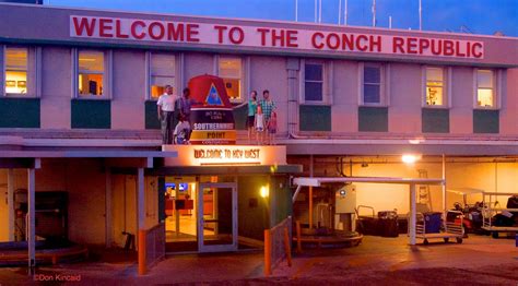 Welcome to the Conch Republic. The 'welcoming committee' at the # ...