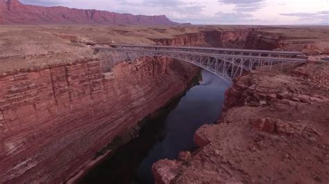 Navajo Bridge Marble Canyon Arizona from DJI Phantom Drone - YouTube