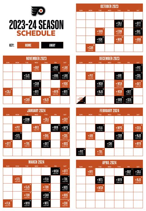 Flyers Release 2023-24 Schedule