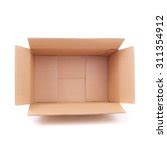 Image of Open empty cardboard box | Freebie.Photography