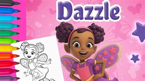 Butterbean Cafe Dazzle | Coloring for Kids | Nursery Rhymes - YouTube