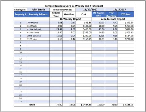 Annual Bi-weekly Timecard Payroll Calculator - Etsy