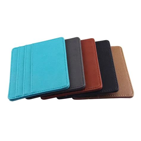 Coloffice Creative New Style PU Card Holder Pure Color Bus access card ...