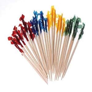 Amazon.com: Lot Of 144 Assorted Color Decorative Sandwich Toothpicks - 2.75": Toothpick Holders ...