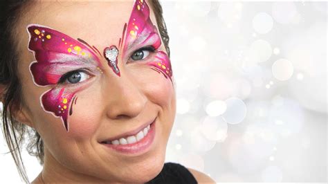 One-Stroke Butterfly Face Painting Tutorial | Ashlea Henson - YouTube