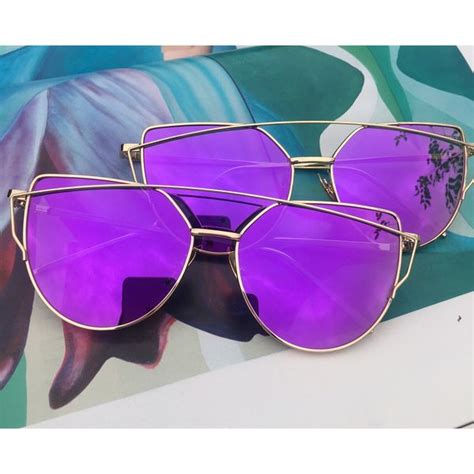 Purple Mirrored Sunglasses | Purple mirror, Purple, Purple fashion