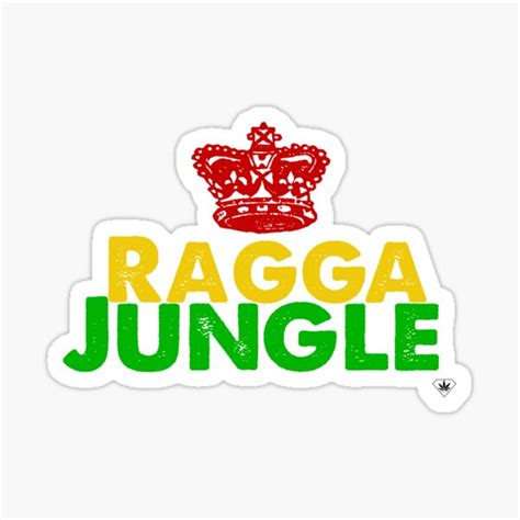 "Ragga-Jungle Ting" Sticker by GrindHarder | Redbubble