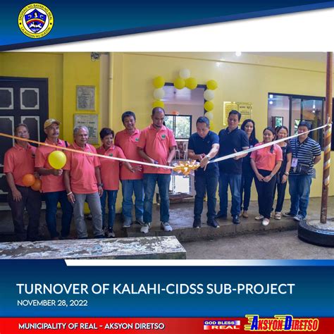 Turnover of KALAHI-CIDSS Sub-Project