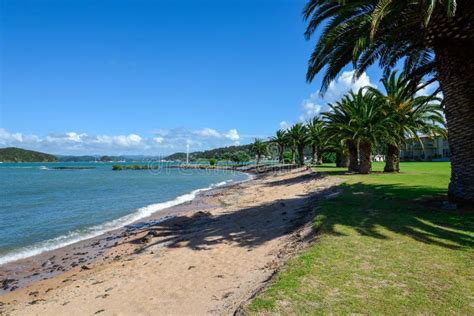 A Scenic View of Waitangi Beach at Copthorne Resort Near Paihia Stock Photo - Image of blue ...