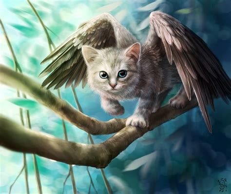 224 best Cats In Fantasy Art images on Pinterest | Kitty cats, Cat art ...