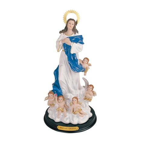 Immaculate Conception Statue | Base with Name Plate | 12" | 31274 - F.C ...