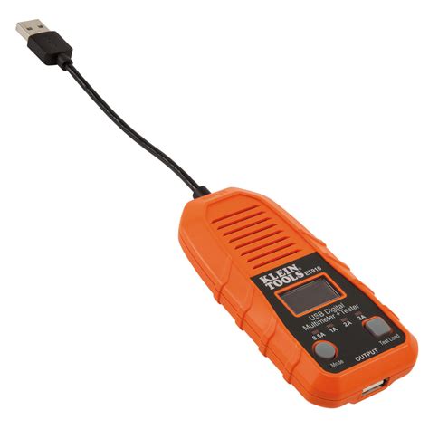 USB Digital Meter and Tester, USB-A (Type A) - ET910 | Klein Tools - For Professionals since 1857