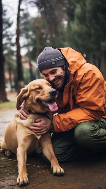 Premium Photo | Dog and his owner