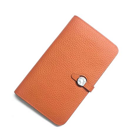 Hermes Dogon Wallet Togo Leather H001 Orange