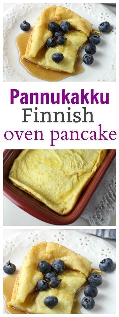 Pancake Finnish Oven Pancake | Oven pancakes, Food, Scandinavian food