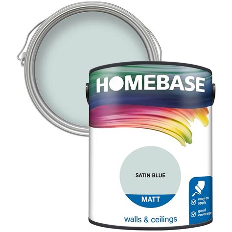 Homebase Matt Paint - Satin Blue 5L | Homebase