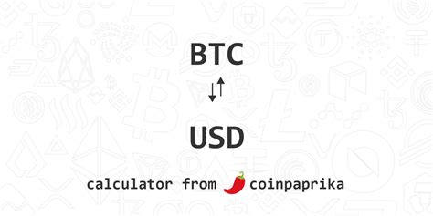 BTC to USD Calculator | Convert Bitcoin to US Dollars | Over 2500 ...