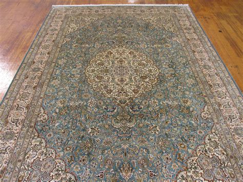 Blue 7' x 10' 4 Kashmir Oriental Rug | eSaleRugs