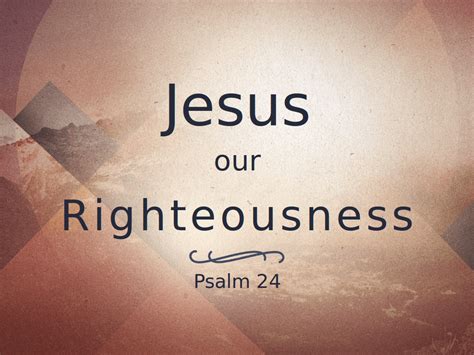 Jesus Our Righteousness – Poplar Springs Baptist Church