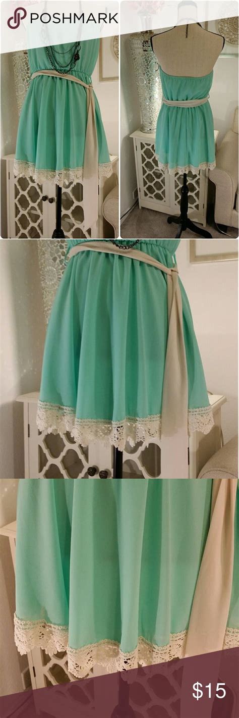 Mint Agaci dress lace bottom | Agaci dresses, Lace bottom, Clothes design