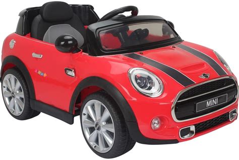 Kids Electric Ride On Car Licensed Red Mini Cooper 2 x 45W Remote Control