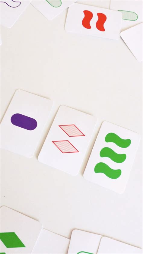 Ready, SET, Go! | Set card game, Card games, Card design