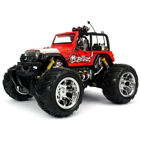 Velocity Toys Graffiti SUV Remote Control RC Truck 1:16 Scale Big Size Off Road Monster Truck ...