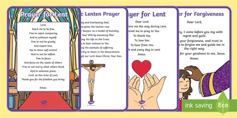 Easter Prayers for Children | Lent Prayers | Twinkl