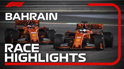 2019 Bahrain Grand Prix: Race Highlights - YouTube | Bahrain grand prix ...