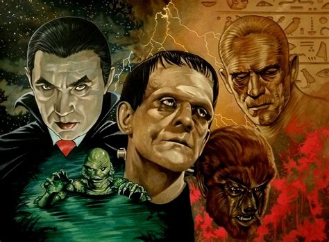Universal Monsters. | Classic horror movies monsters, Monster horror ...