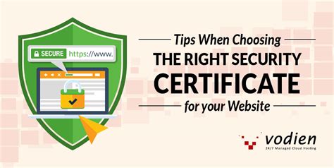 Tips When Choosing the Right Security Certificate for your Website - Vodien Blog