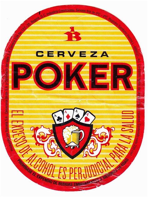 POKER en 2020 | Etiquetas de cerveza, Cerveza, Cerveceria