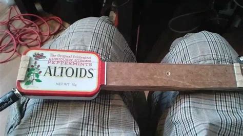 DIY Altoids Tin Guitar! | Guitar diy, Altoids tins, Guitar