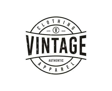 Vintage Label Badge logo design for shirt cloth apparel 8710326 Vector Art at Vecteezy