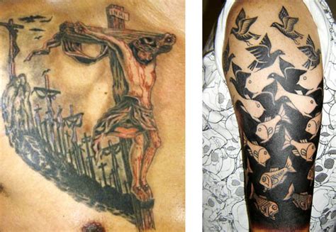 Top 10 Optical Illusion Tattoos