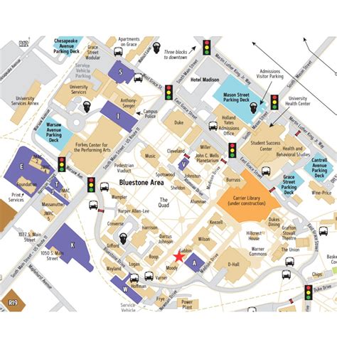 Jmu West Campus Map