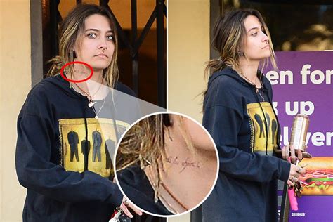 Michael Jackson's wild daughter Paris, 22, shows off new neck tattoo as ...