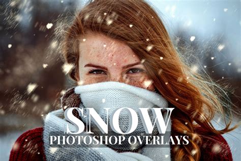 16 Falling Snow Photoshop Overlays | Layer Styles ~ Creative Market