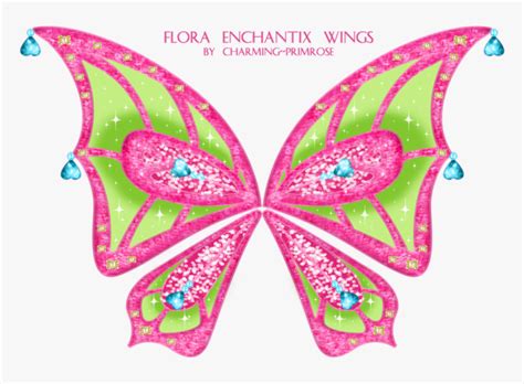 Winx Club Flora Enchantix Wings, HD Png Download , Transparent Png ...