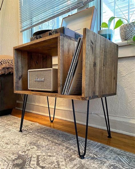 Table for Record Player Stand Cabinet MCM Mid Century Modern - Etsy