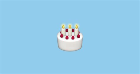 🎂 Birthday Cake Emoji on Apple iOS 11.2