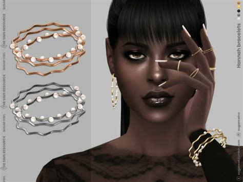 Hannah Bracelets Sims 4 CC Download