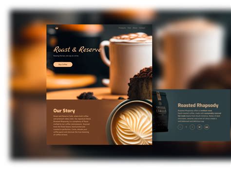 Cafe and Roastery Website by Chirag Ghube - UX Web Design and Development on Dribbble