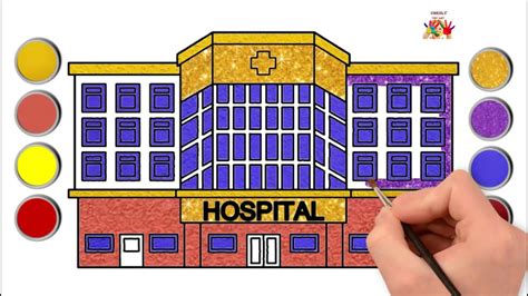 How To Draw A Hospital Step By Step Easy Drawing Of Hospital – Otosection