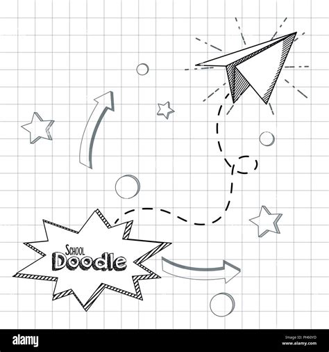 School supplies doodle Stock Vector Image & Art - Alamy