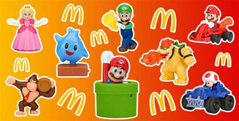 The Super Mario Bros. Movie McDonald's Happy Meal Toys Have Arrived ...