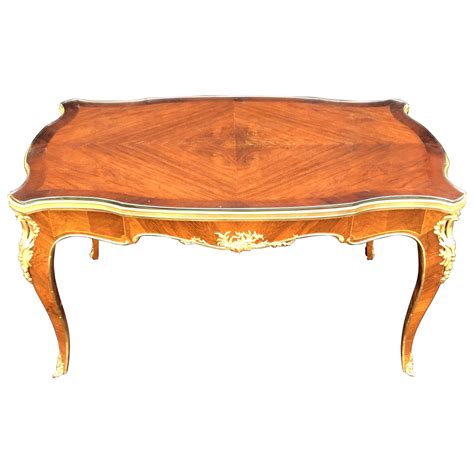 Wonderful French Marquetry Bronze Ormolu Mounted Cocktail Coffee Table Glass Top For Sale at 1stDibs