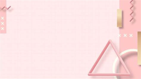 Pink geometric Memphis background vector | free image by rawpixel… | Powerpoint background ...