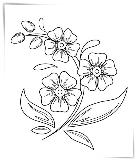 Flores dibujos wallpaper a4 | Easy flower drawings, Beautiful flower ...