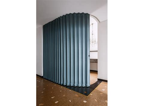 Curved track door Textile door By Dooor